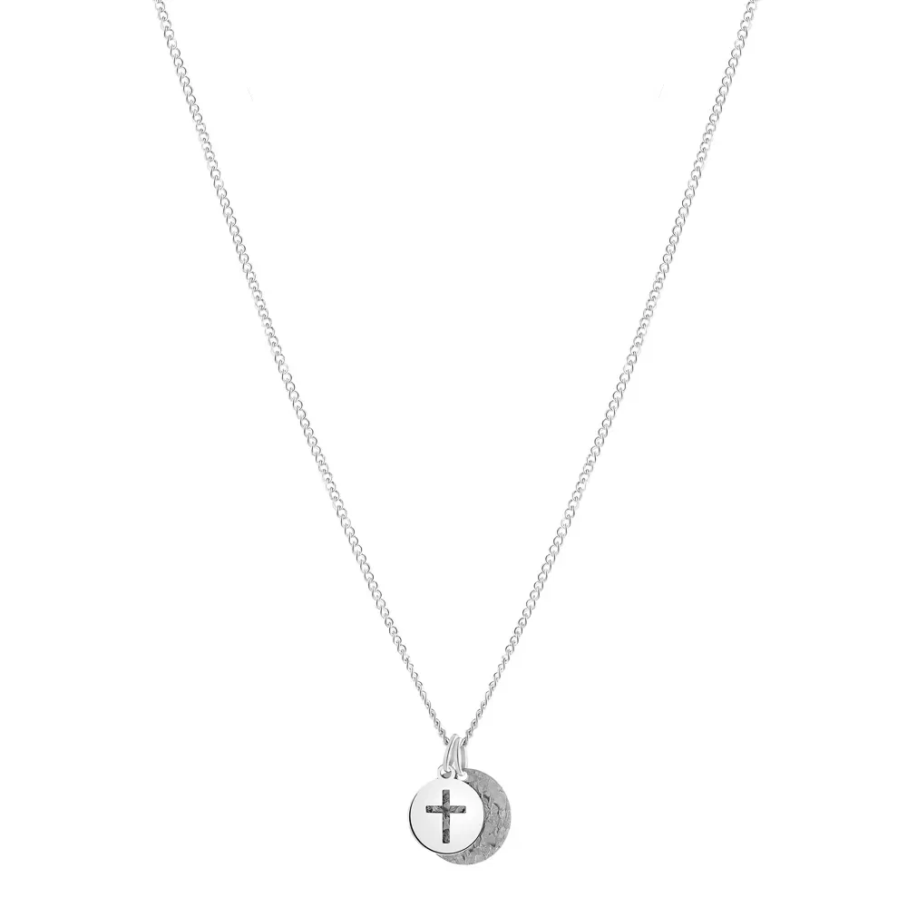 Colar Life Masculino Medalha em Aço, 60cm