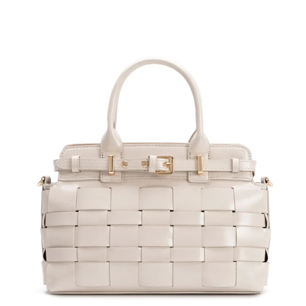 Bolsa Tiracolo Cinto Tressê Off White