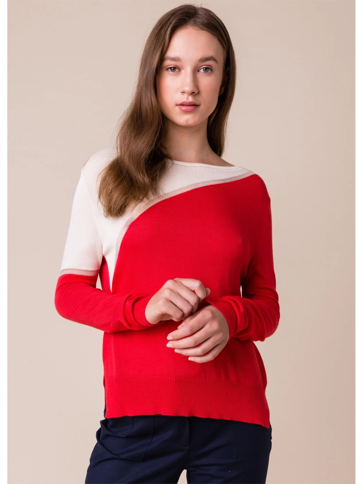 Blusa Detalhe Vazado Coral — imagem 1