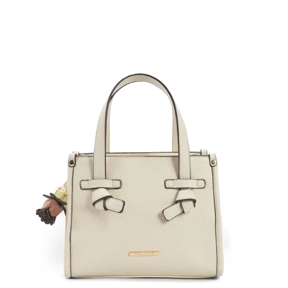 Bolsa Tote Alça Nó Off White
