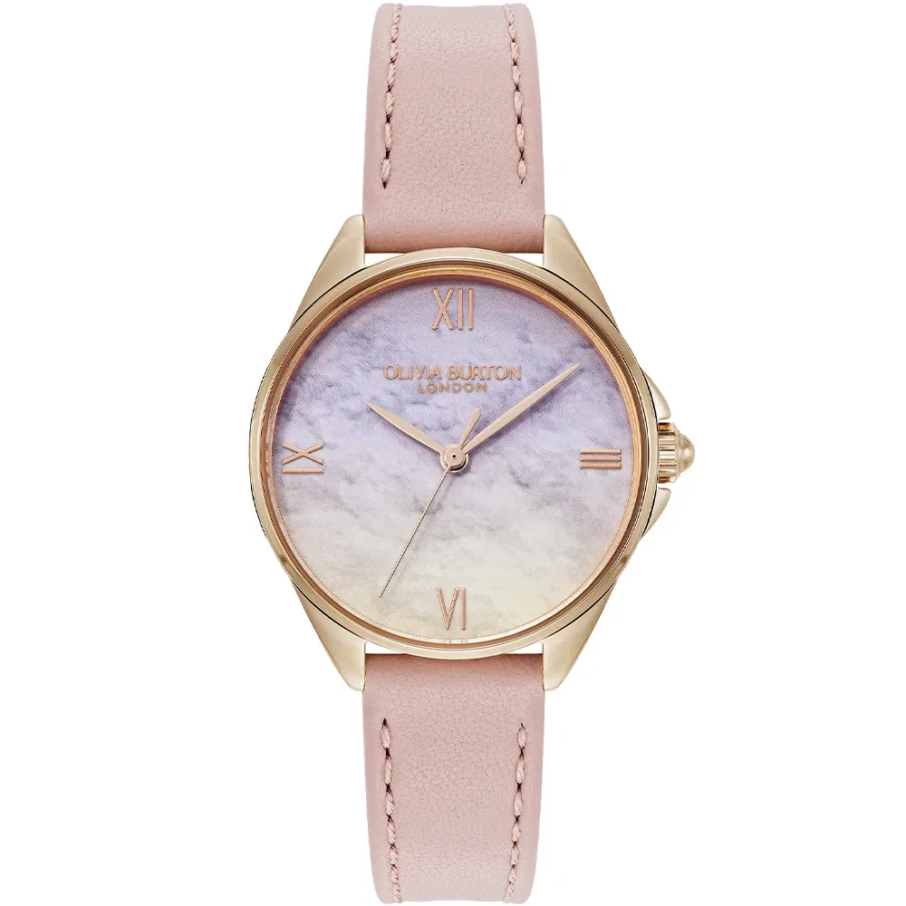 Relógio Olivia Burton Azure Feminino em Couro Rosa 24000338