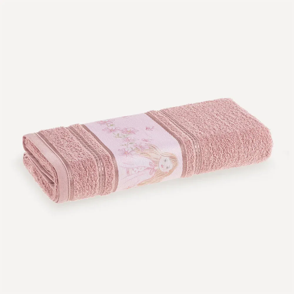 Toalha de Banho Infantil Amora Pétala