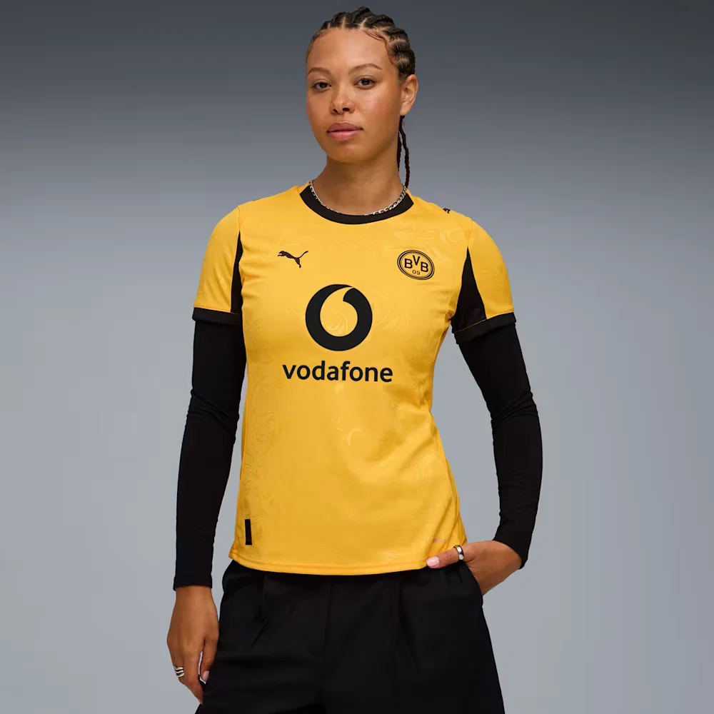 Camiseta Borussia Dortmund Cup 25/26 Torcedora Feminina