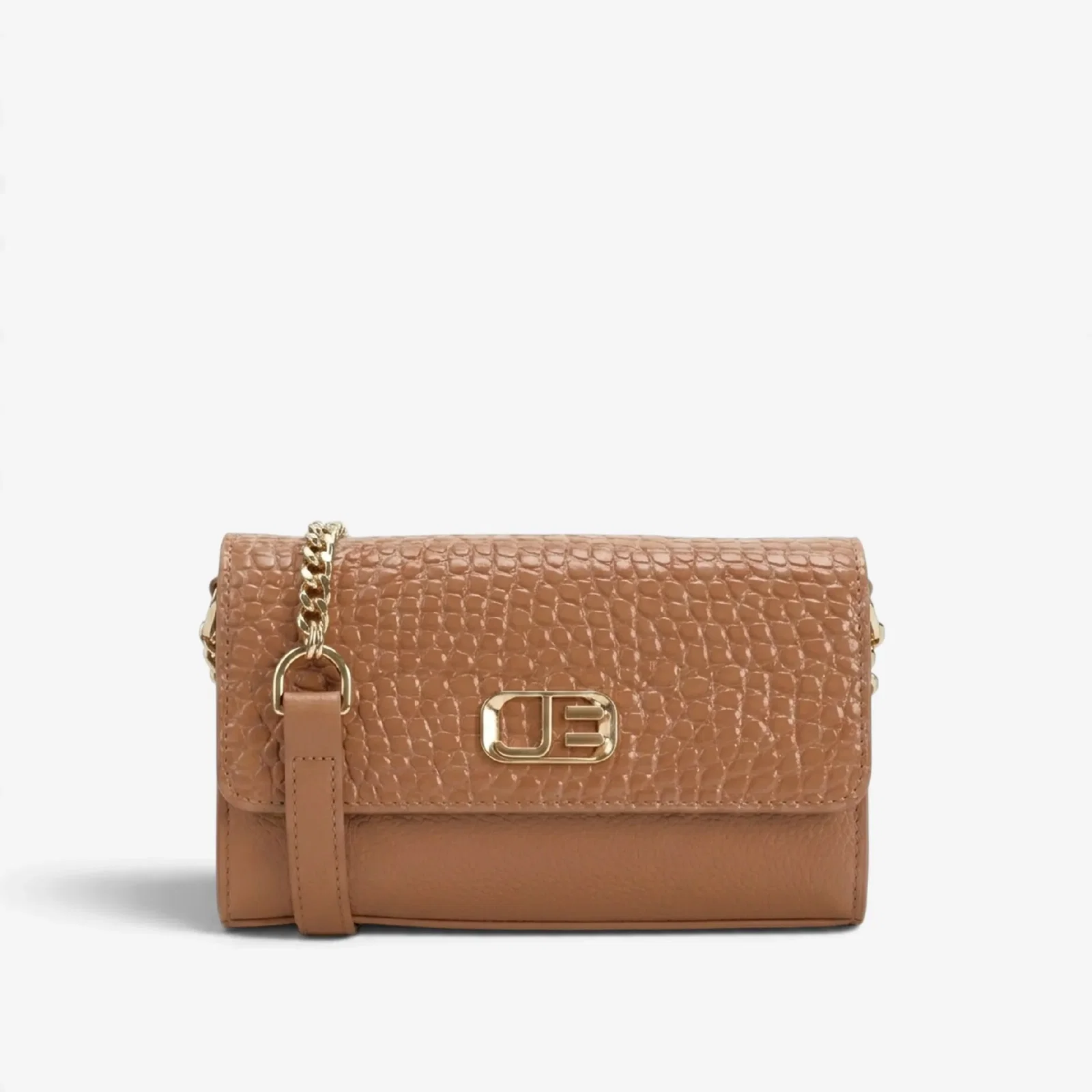Bolsa Transversal Caramelo Trigo Couro
