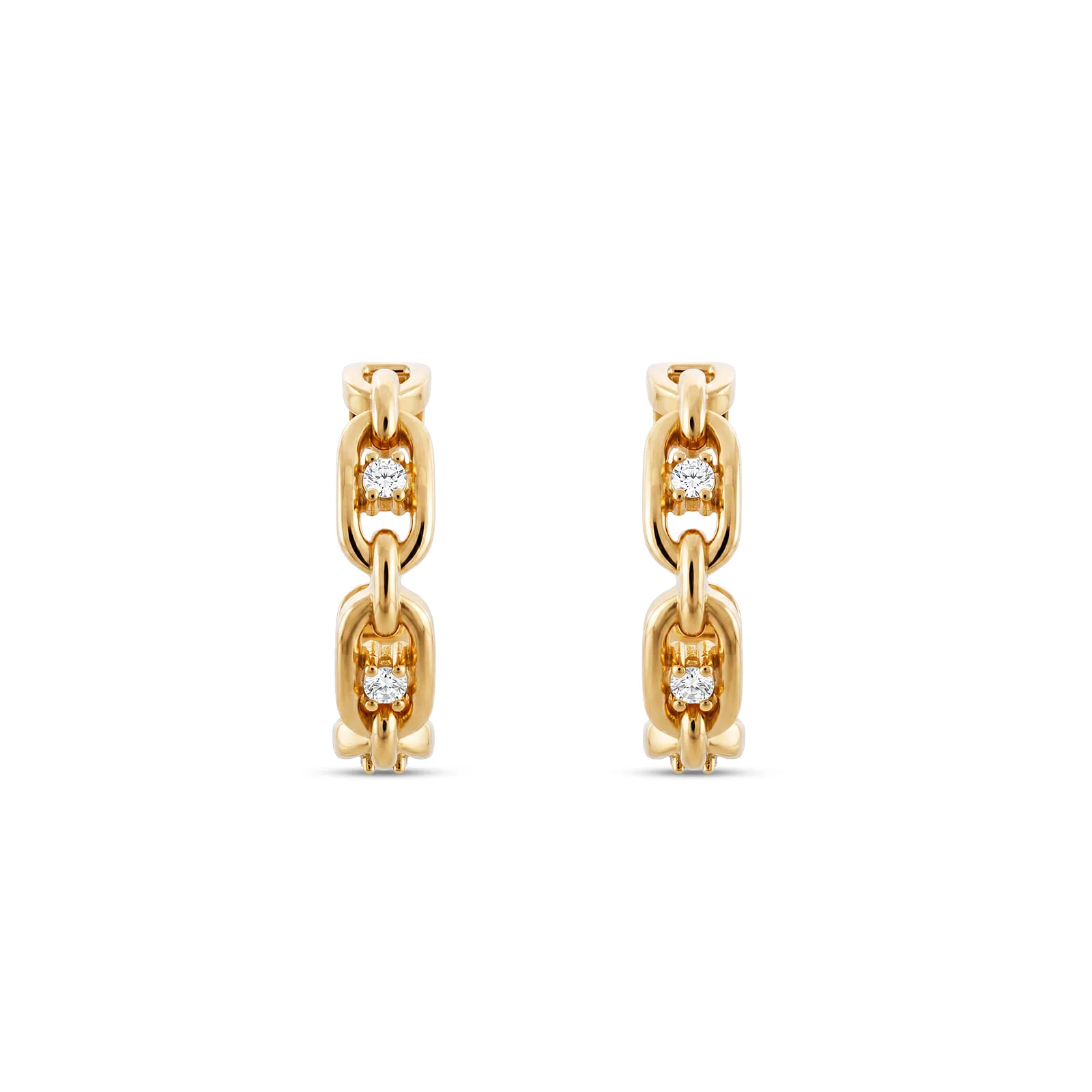 Brinco Arloga Life em Prata 925 com Banho de Ouro Amarelo 18K e Zircônia Incolor, 22,35mm — imagem 1