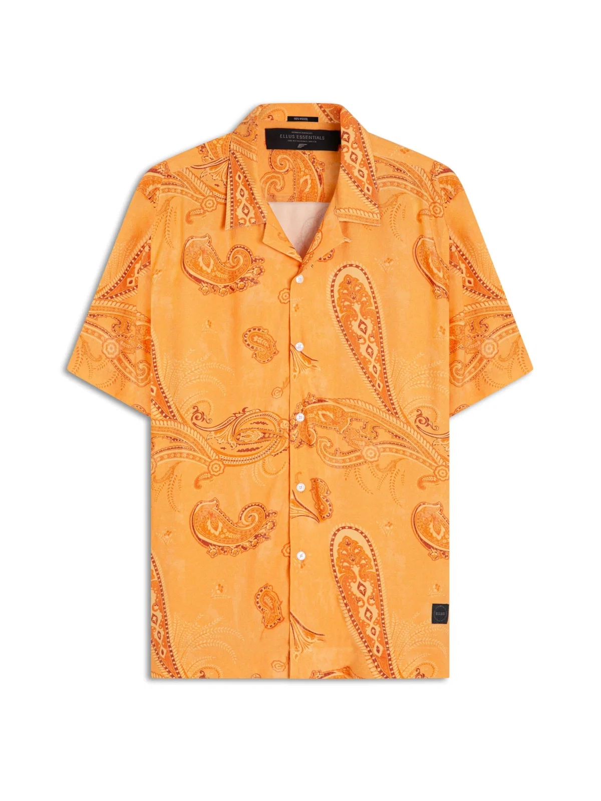Camisa Visco Nylon American Paisley Laranja — imagem 1
