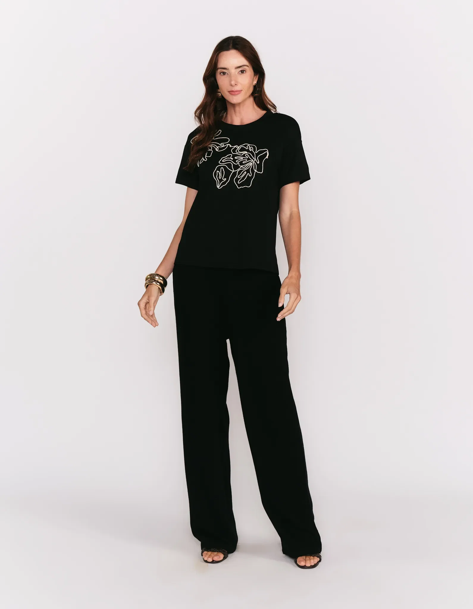 Calça Alfaiataria Bolso Faca - Preto