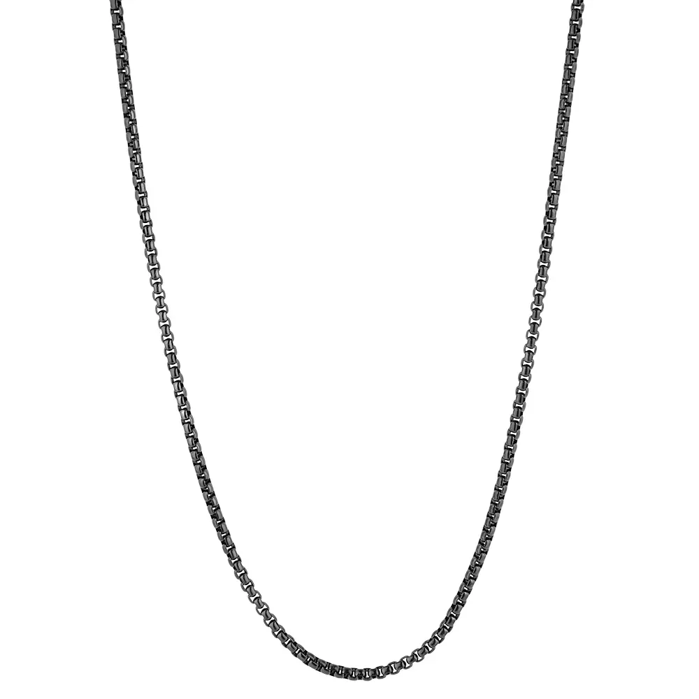 Corrente Life Masculino em Aço Preto, 60cm — imagem 1