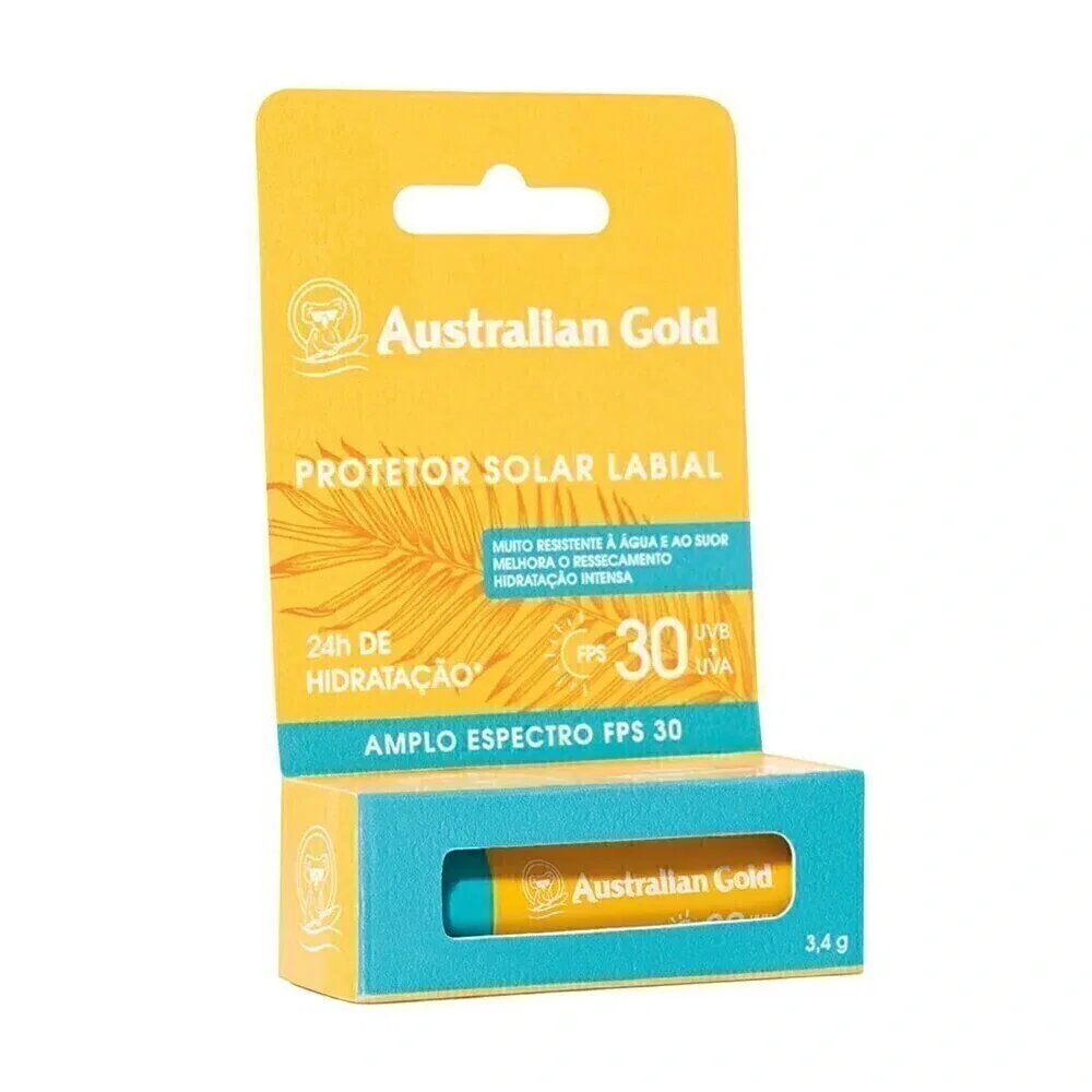 Protetor Solar Labial Australian Gold FPS 30 3,4g