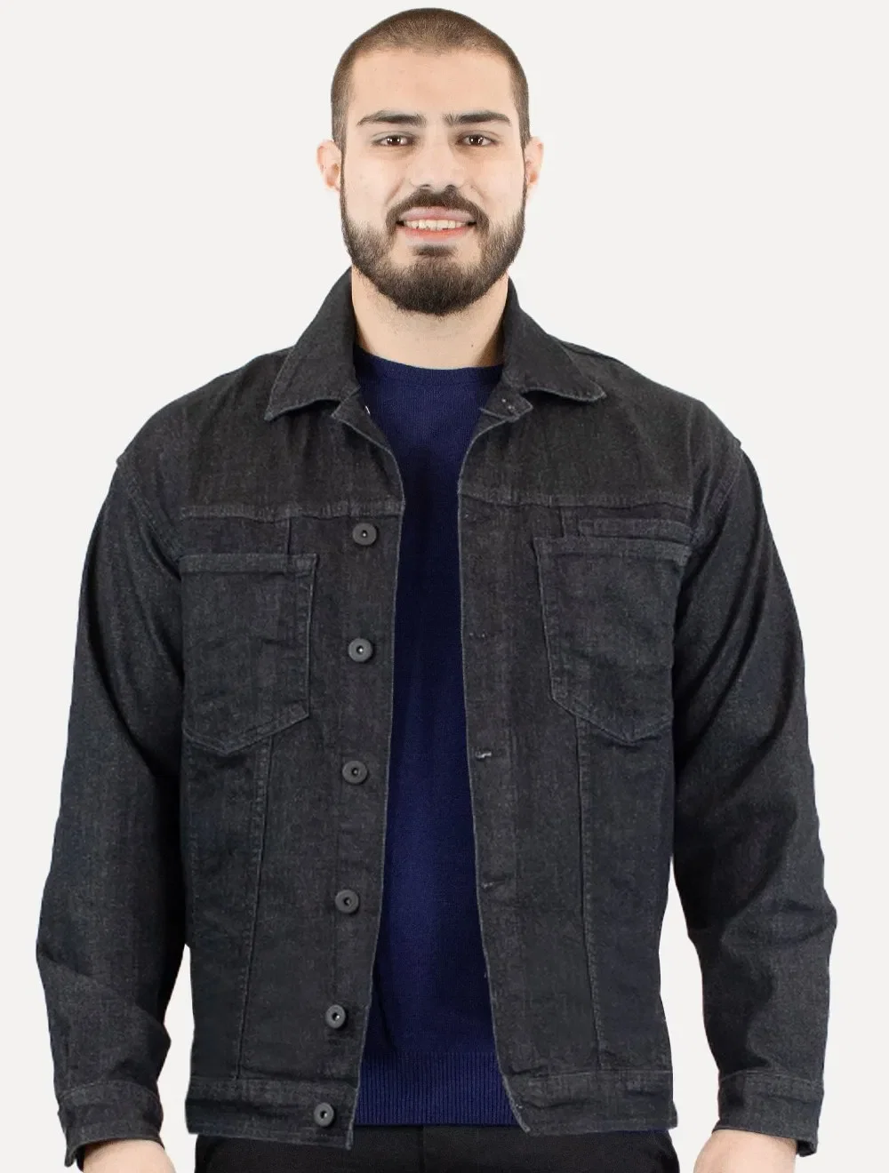 Jaqueta Ellus Jeans Masculina Ocean Vintage Preta