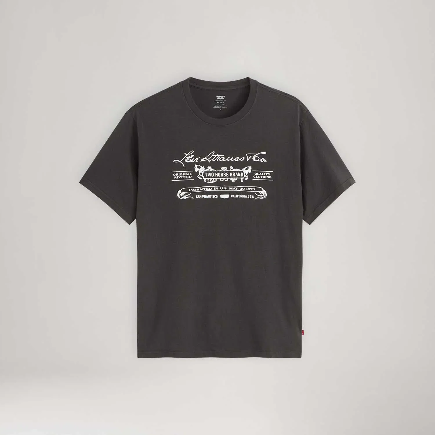 Camiseta Levi's® Relaxed Preta Manga Curta
