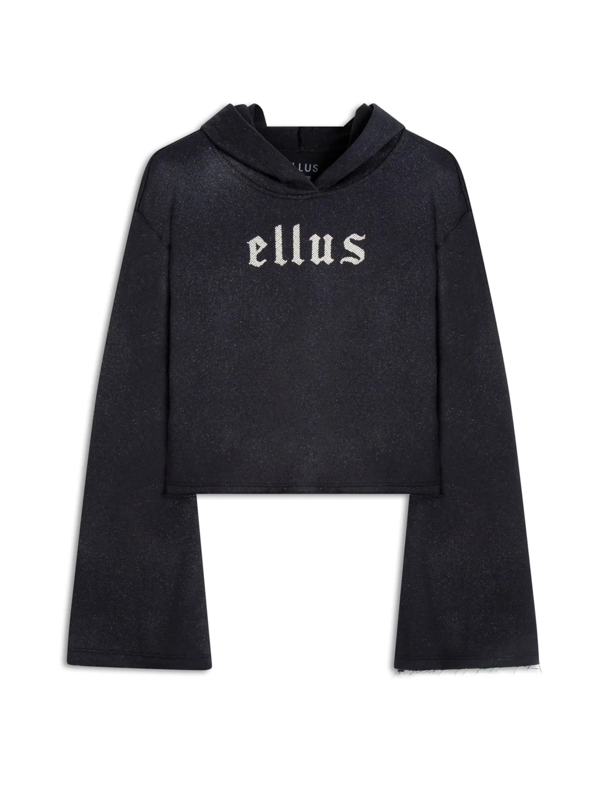 Moletom Ellus Gothic Glitter Preto