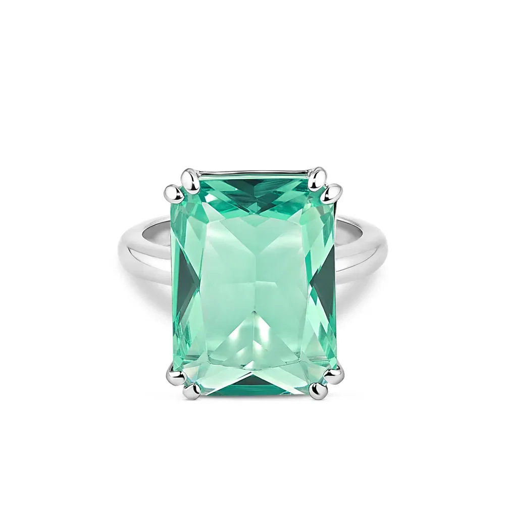 Anel Life Royal em Prata 925 com Pedra Verde — imagem 1