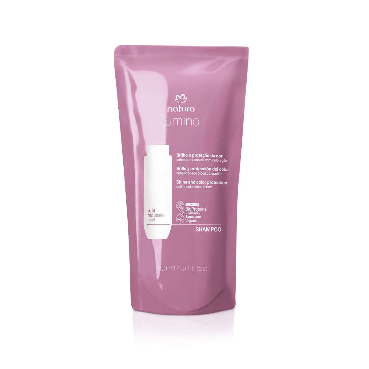 Refil Shampoo Revitalizante para Cabelos Opacos ou com Coloração Lumina