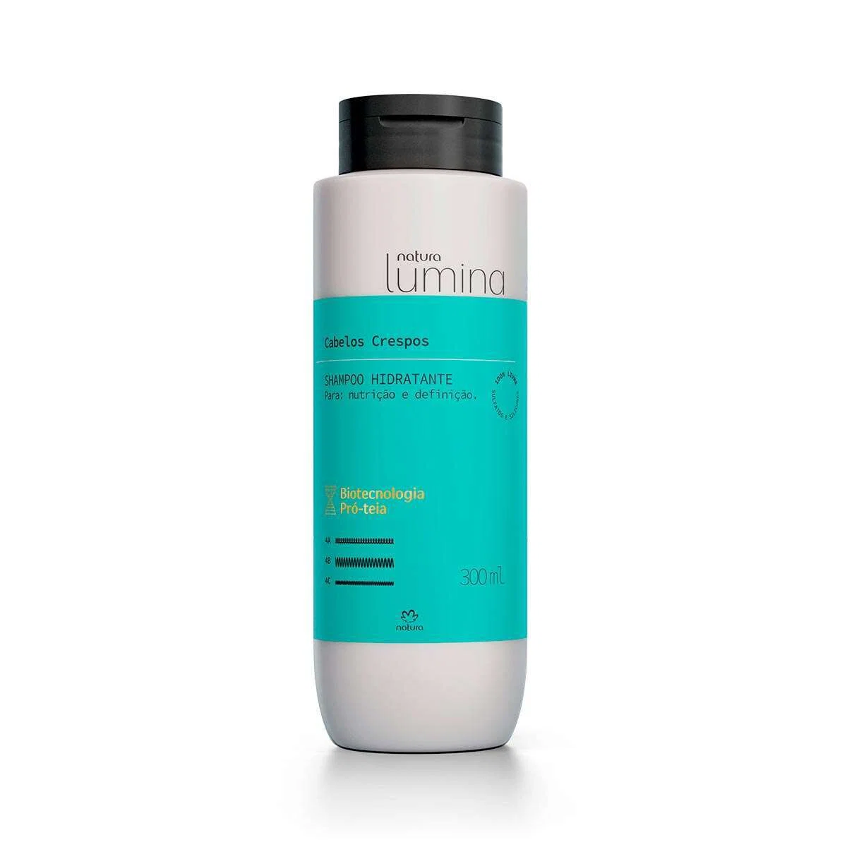Shampoo Hidratante para Cabelos Crespos Lumina 300 ml