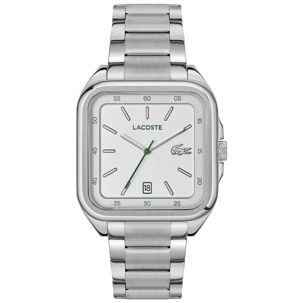 Relógio Lacoste 12.12 Masculino em Aço Prateado 2011460