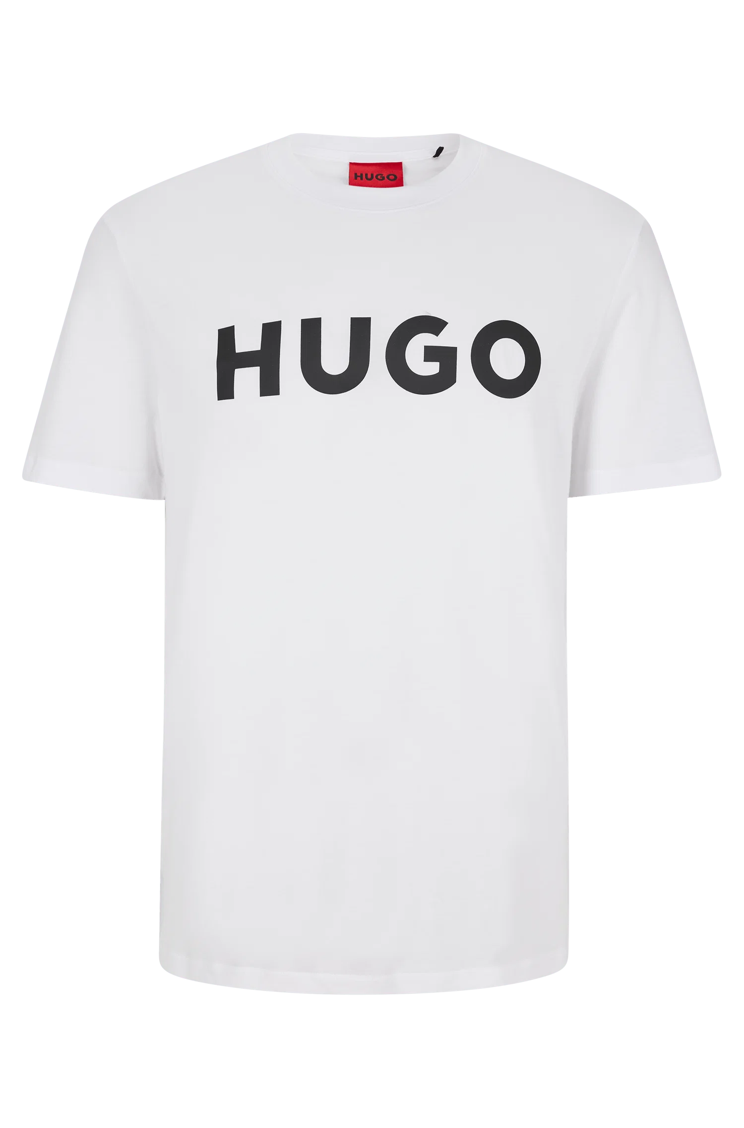 Camiseta De Algodão Regular Fit Com Logo