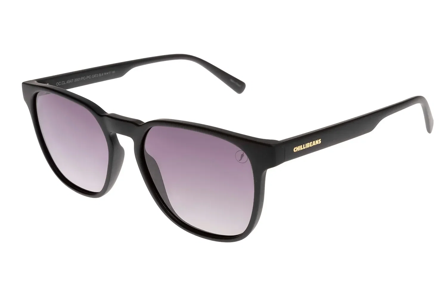 Óculos de Sol Masculino Chilli Beans Bossa Nova Degradê Preto