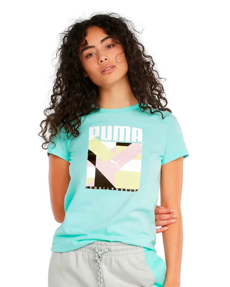 Camiseta Puma Intl Grapgic Feminina — imagem 1