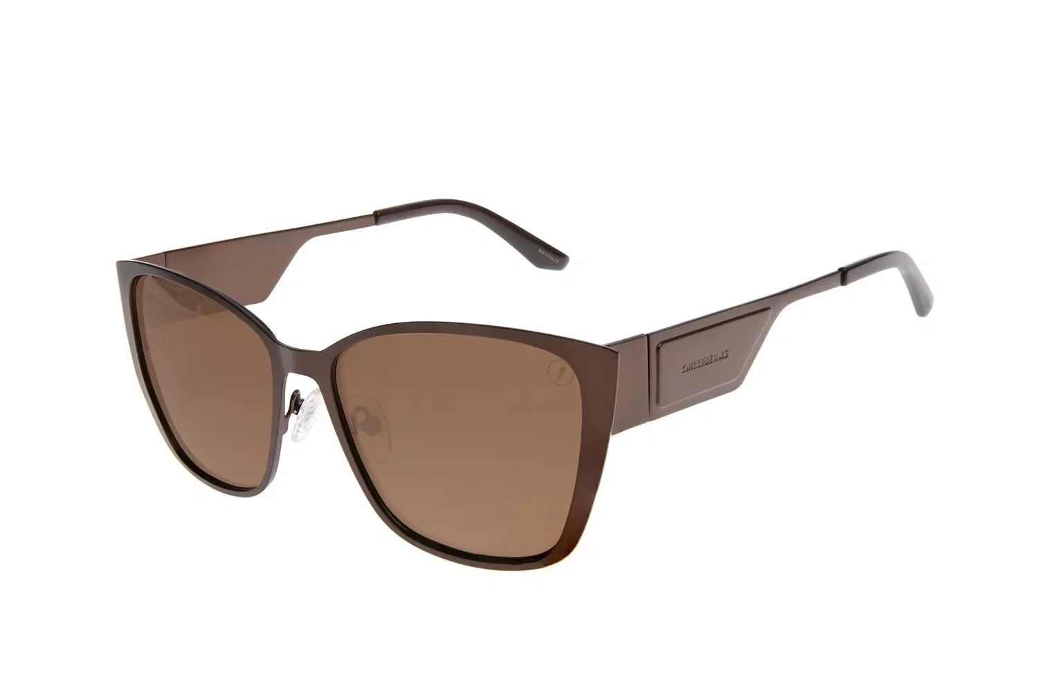 Óculos de Sol Feminino New Tech Quadrado Marrom