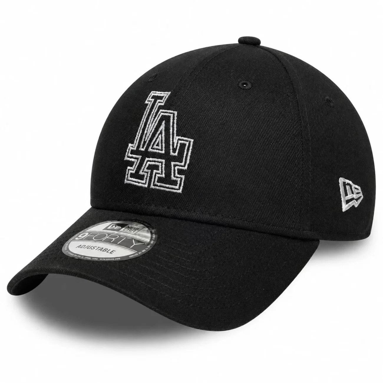 Boné Unissex New Era 9Forty Los Angeles Dodgers Metallic MLB - Aba Curva
