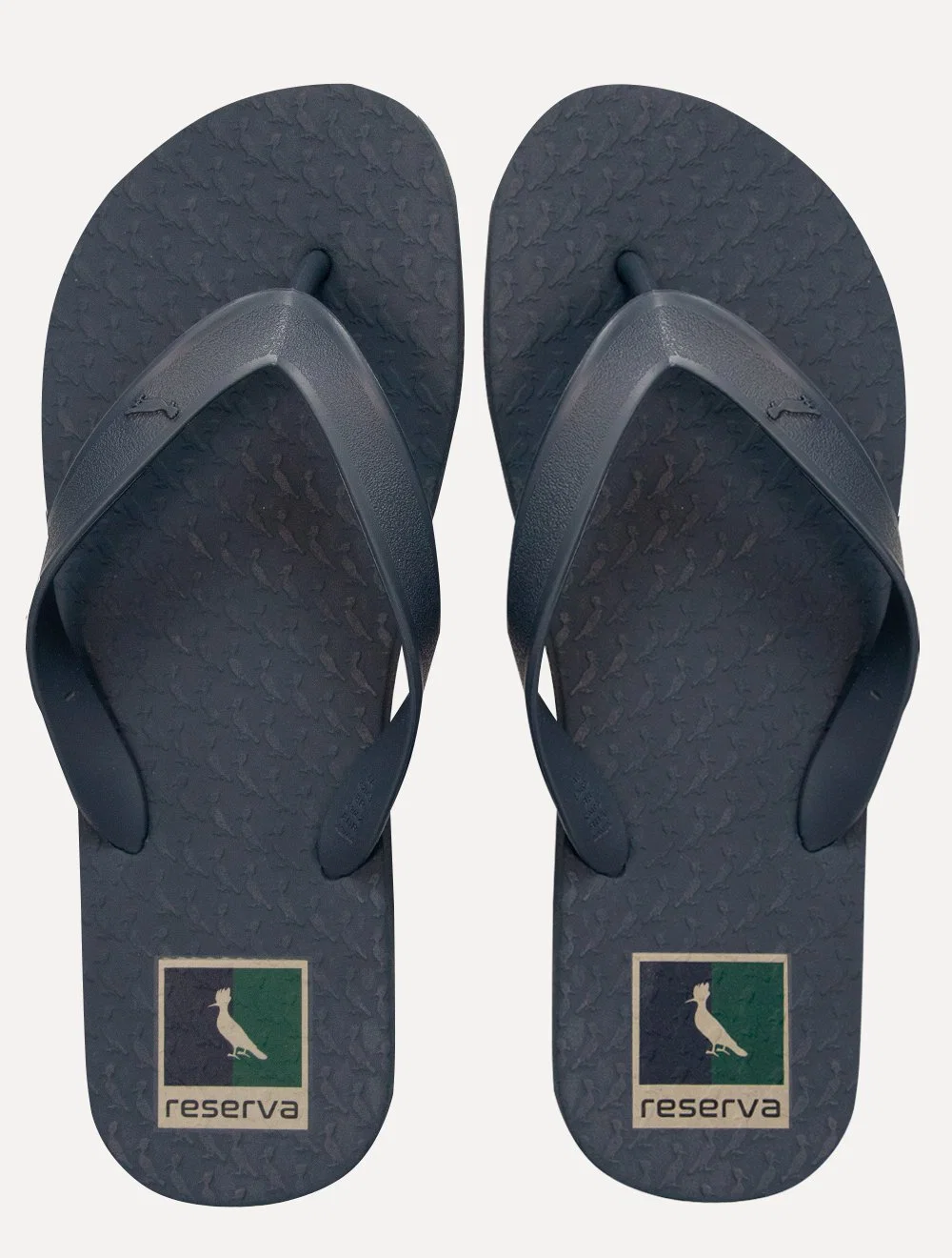 Chinelo Reserva Masculino Double Tag Azul Marinho