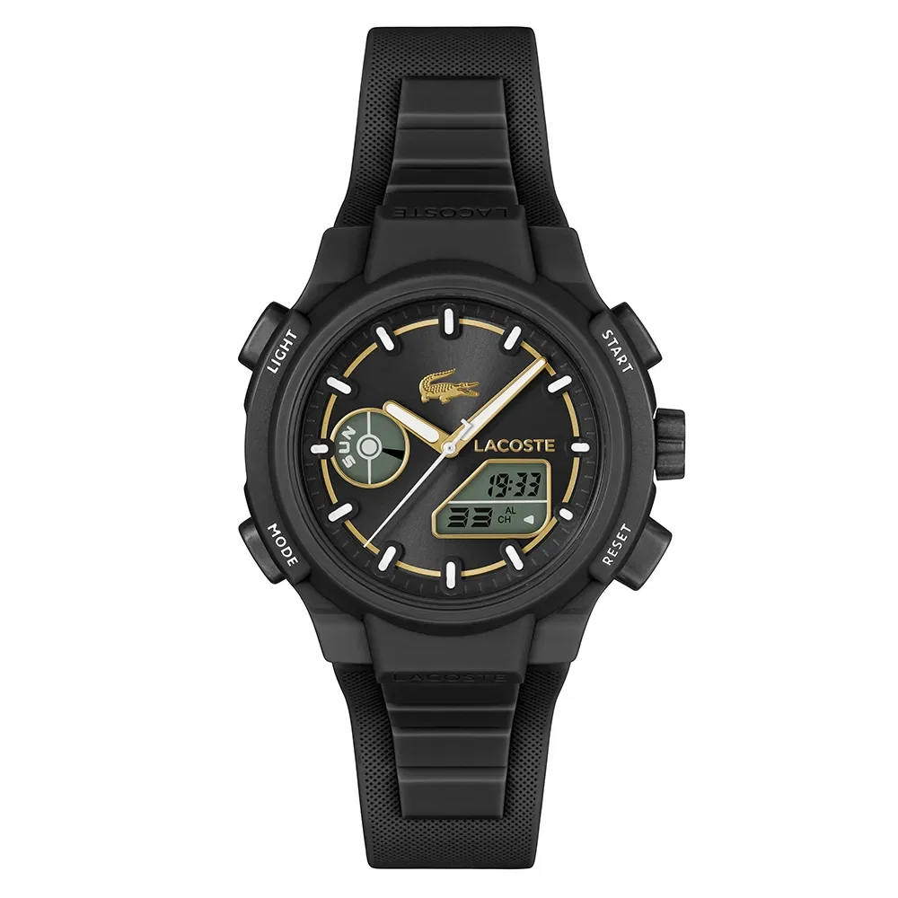 Relógio Lacoste LC33 Feminino Borracha Preto 2001434