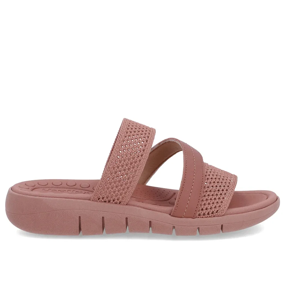 Tamanco Sem Salto Tricot Rosa — imagem 1