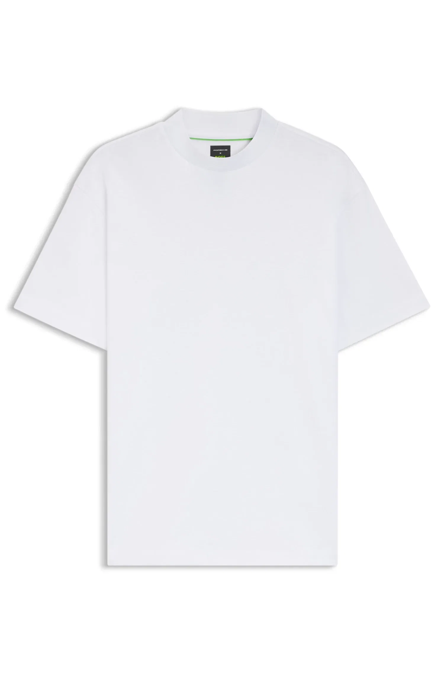 Camiseta Porsche X BOSS Relaxed Fit Com Logo Na Gola — imagem 1