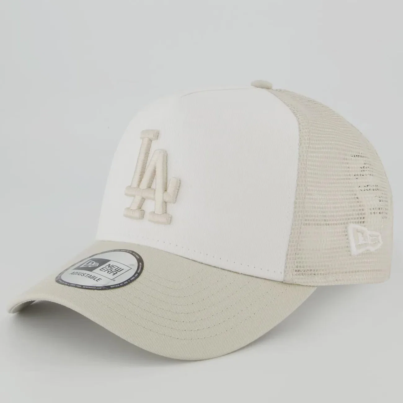 Boné New Era Los Angeles Dodgers 940AF League Essential Trucker MLB Aba Curva