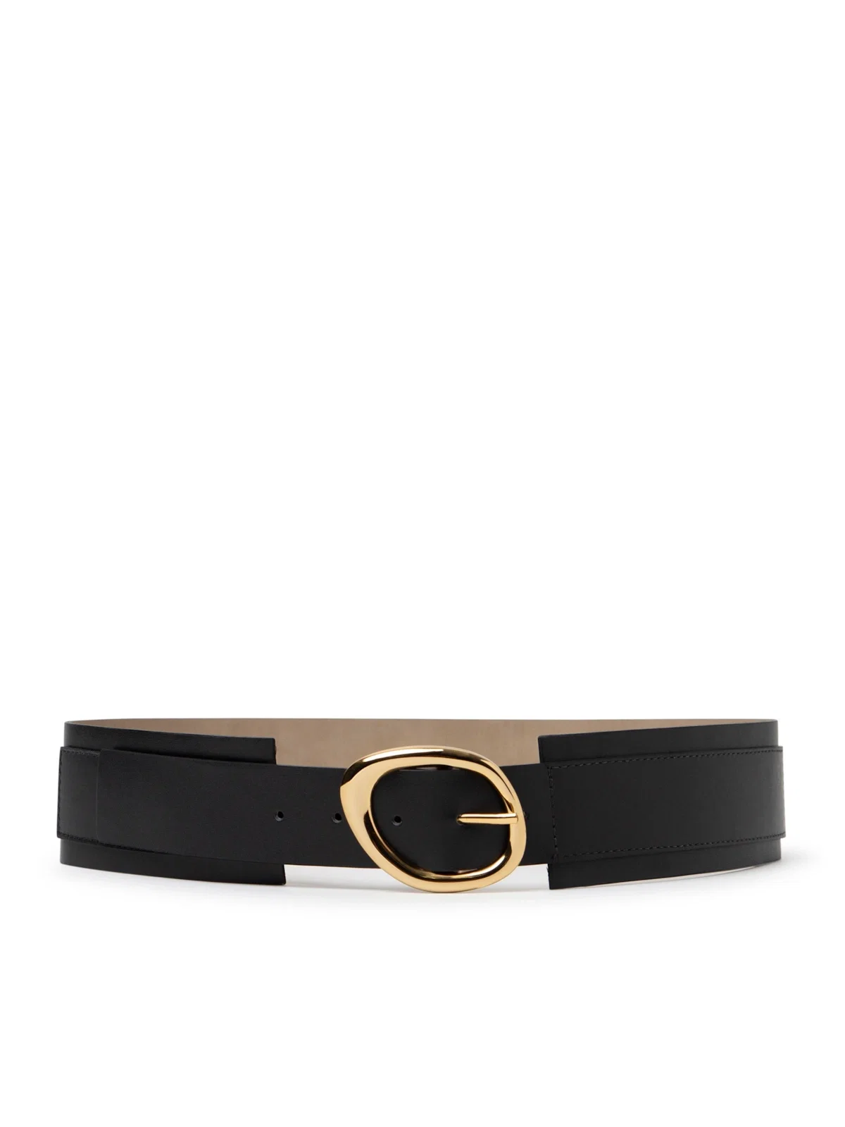Cinto Couro Fivela Preto