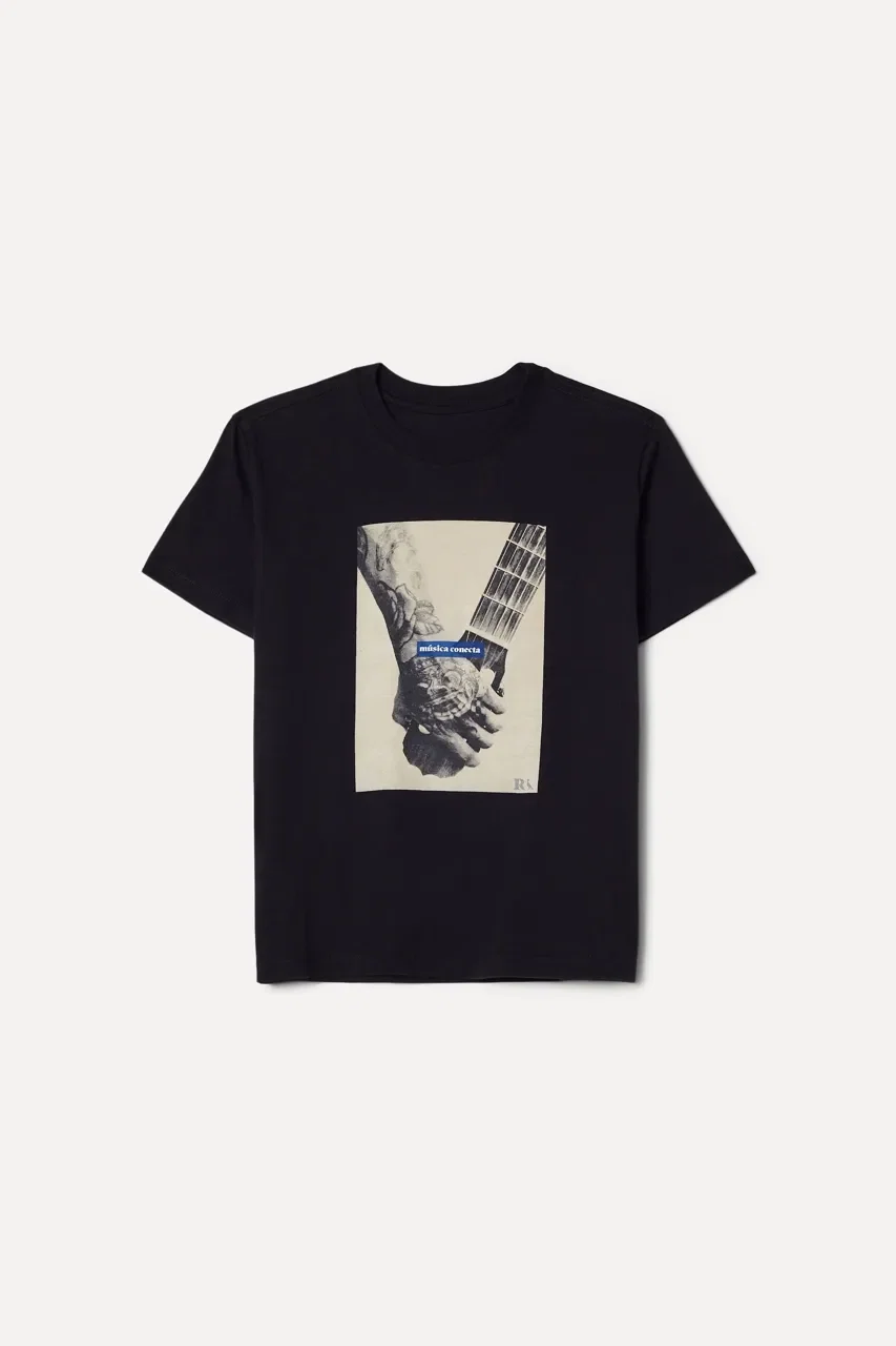 Camiseta Mini Estampada Conecta