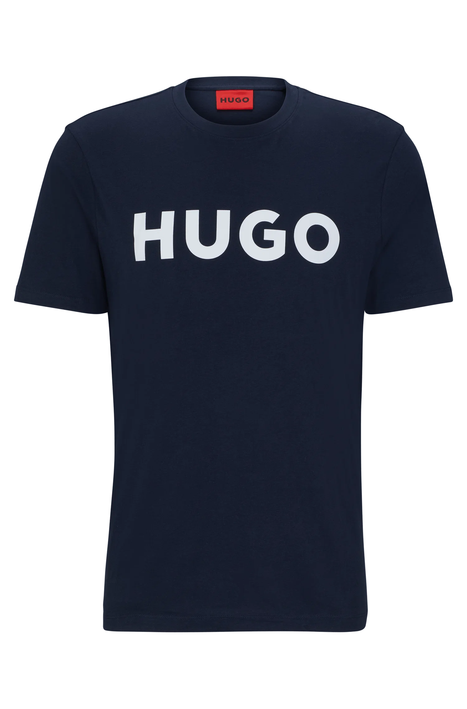 Camiseta De Algodão Regular Fit Com Logo