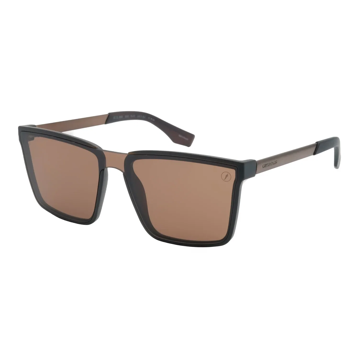 Óculos de Sol Masculino Infinity Quadrado Marrom — imagem 1