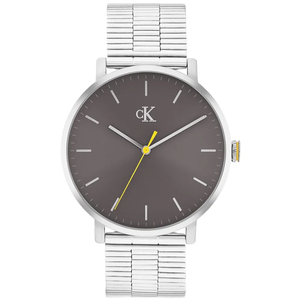 Relógio Calvin Klein CK Real Masculino em Aço Prateado 25200547 — imagem 1