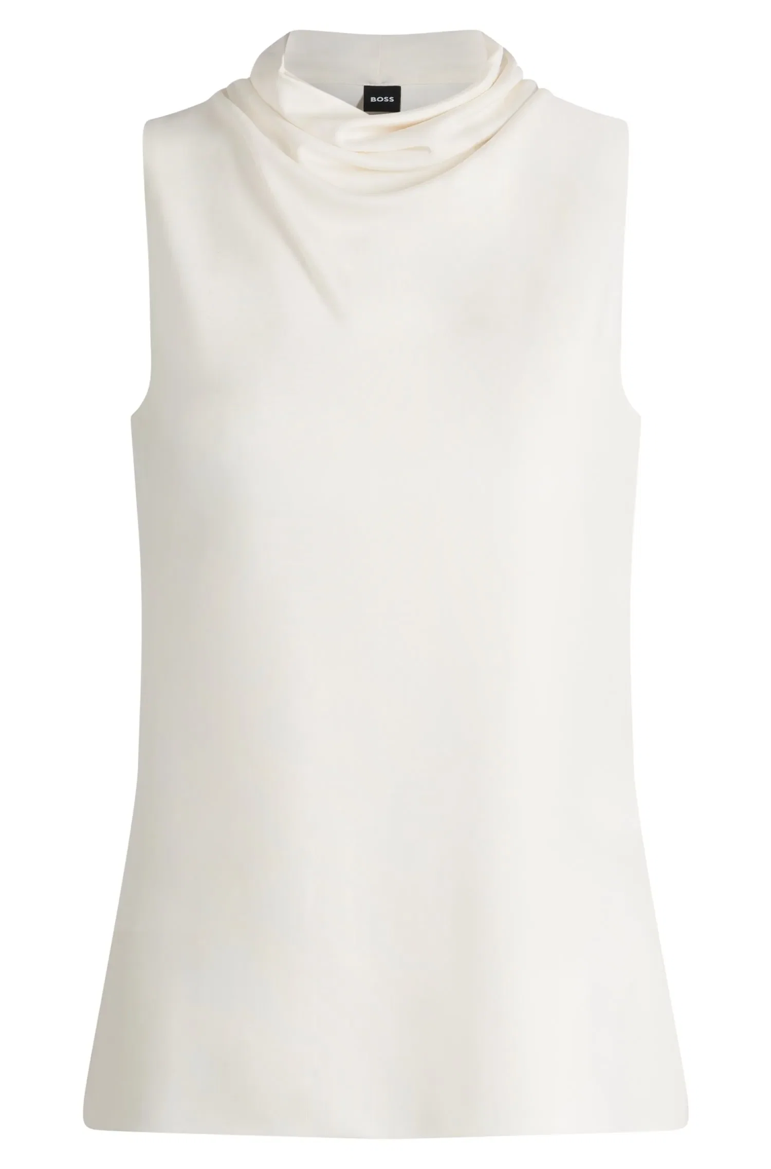 Regata De Ajuste Slim De Viscose E Elastano