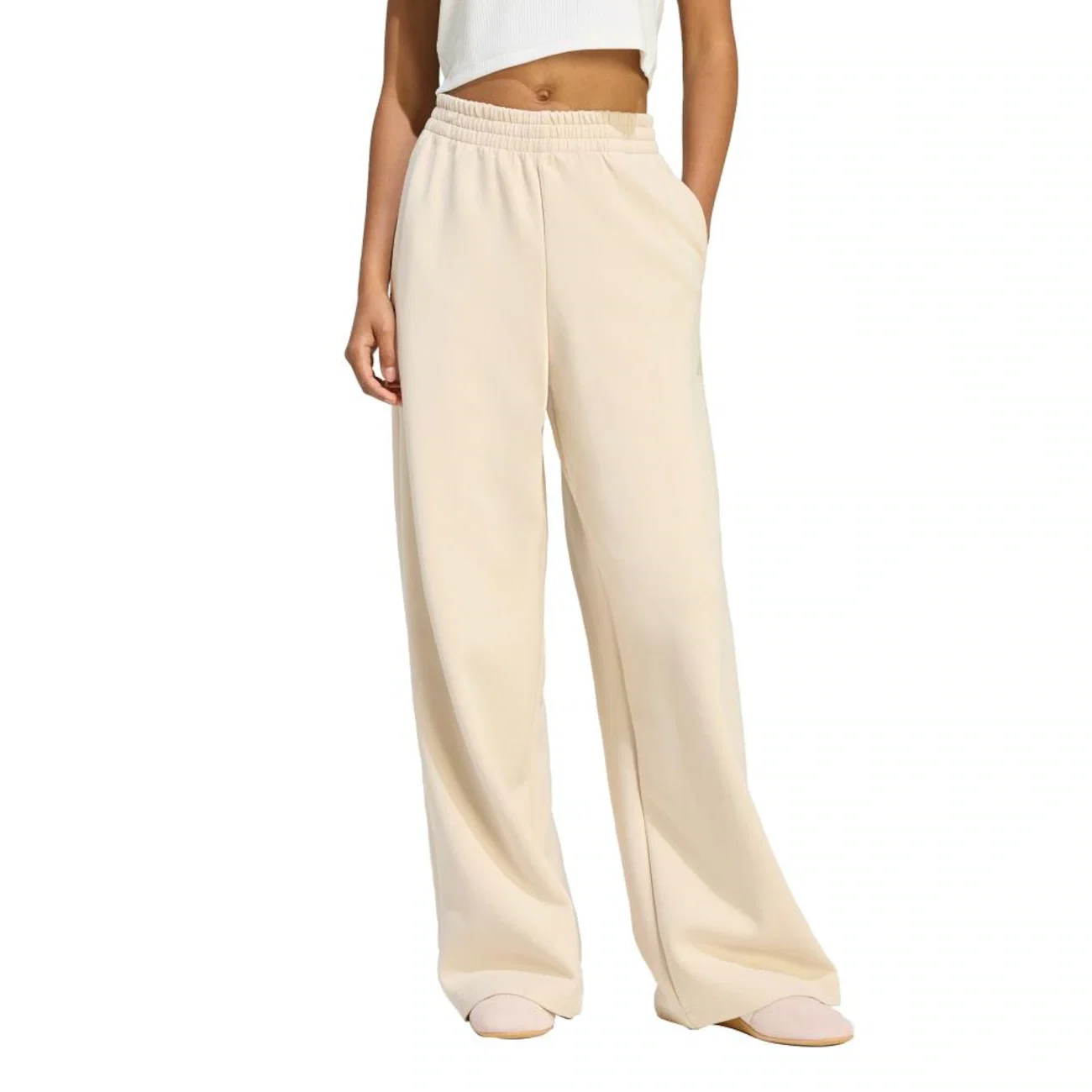 Calça de Modelagem Reta Adidas Soft Lux Feminina