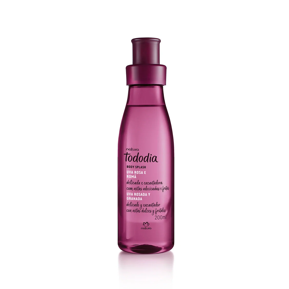 Body Splash Desodorante Colônia Tododia Uva Rosa e Romã 200 ml