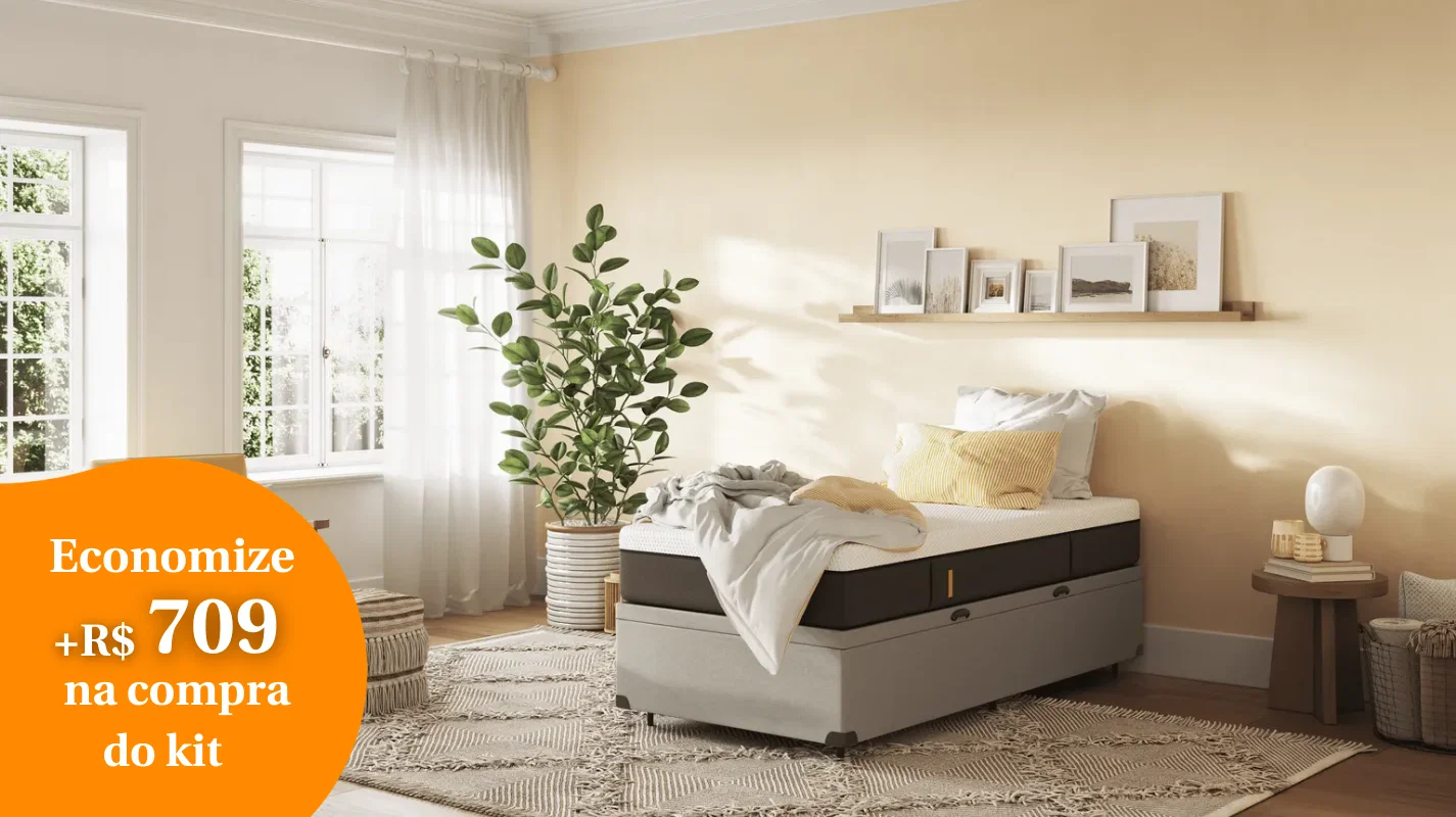 Kit Personalizável Cama Baú + Colchão — imagem 1