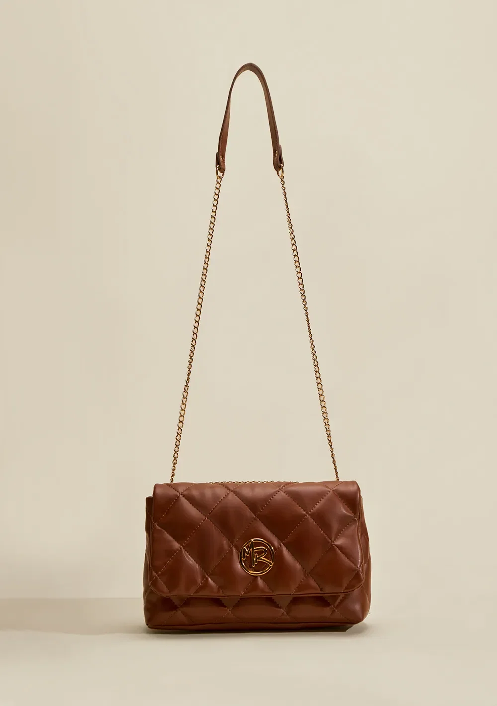 Bolsa Satchel Alça Cordão Marrom — imagem 1