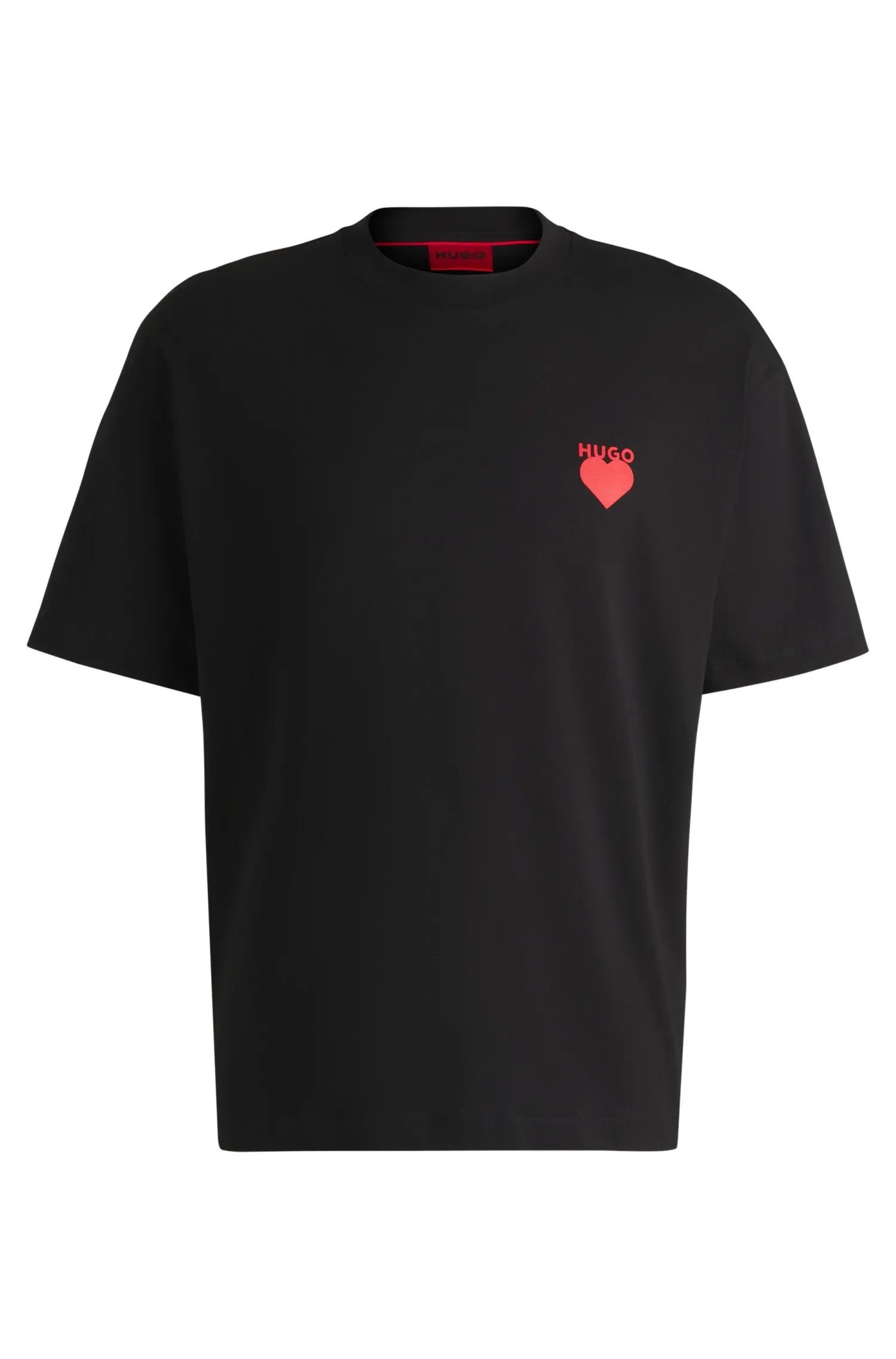 Camiseta De Algodão Com Corações