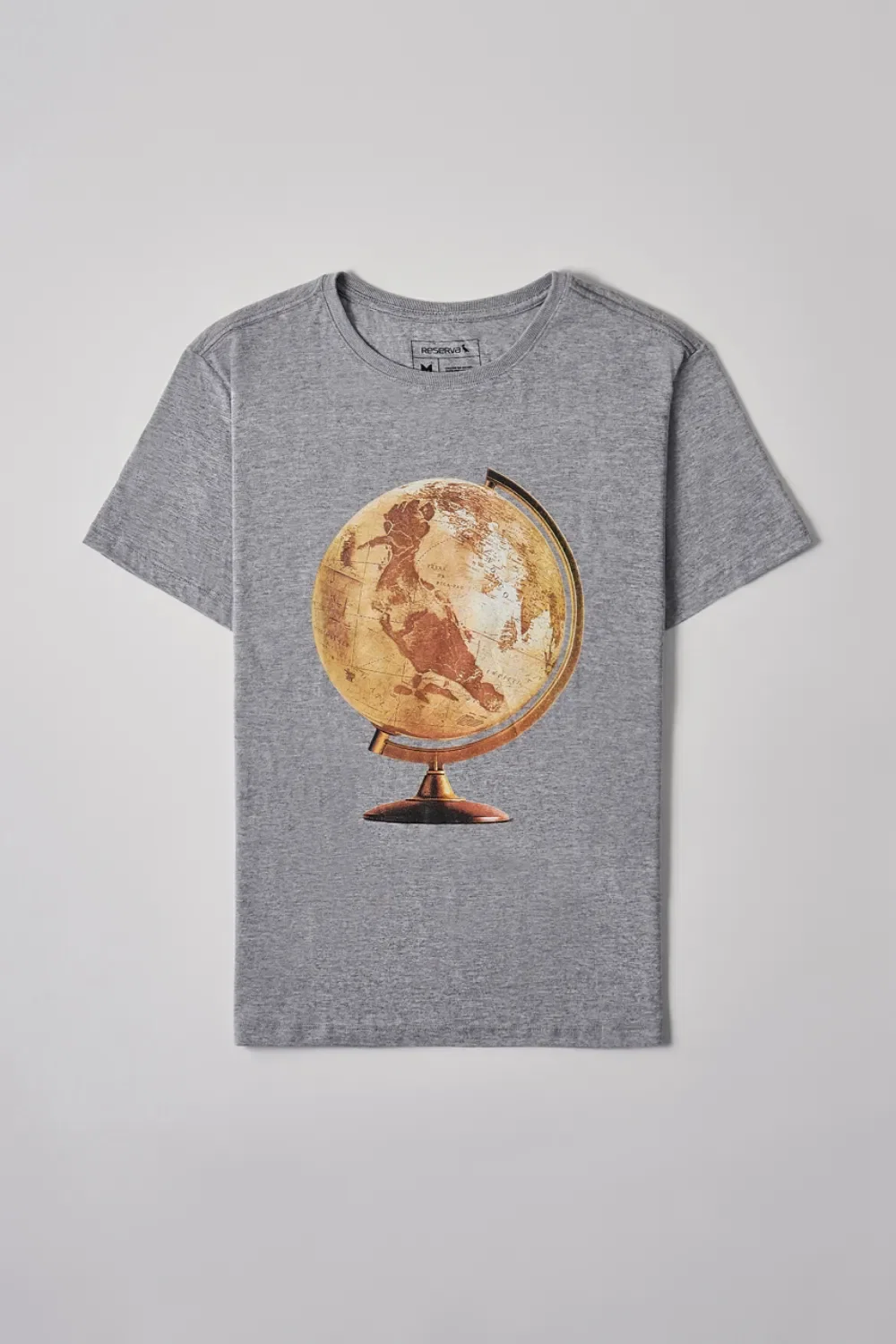 Camiseta Estampada Pf Globo Terrestre