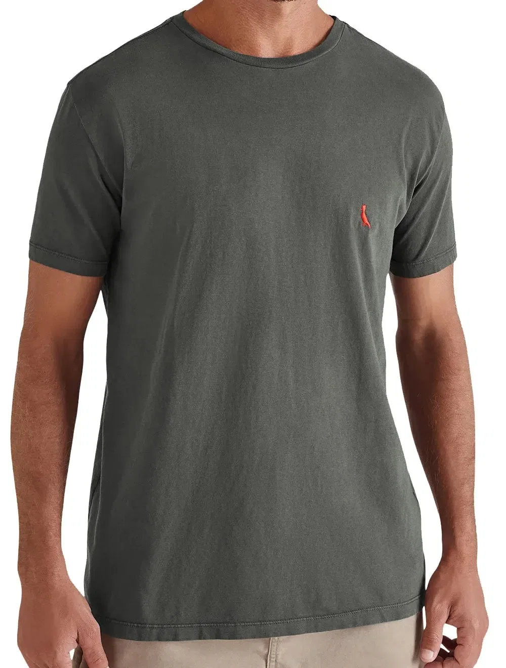 Camiseta Reserva Masculina Basic Red Woodpecker Grafite