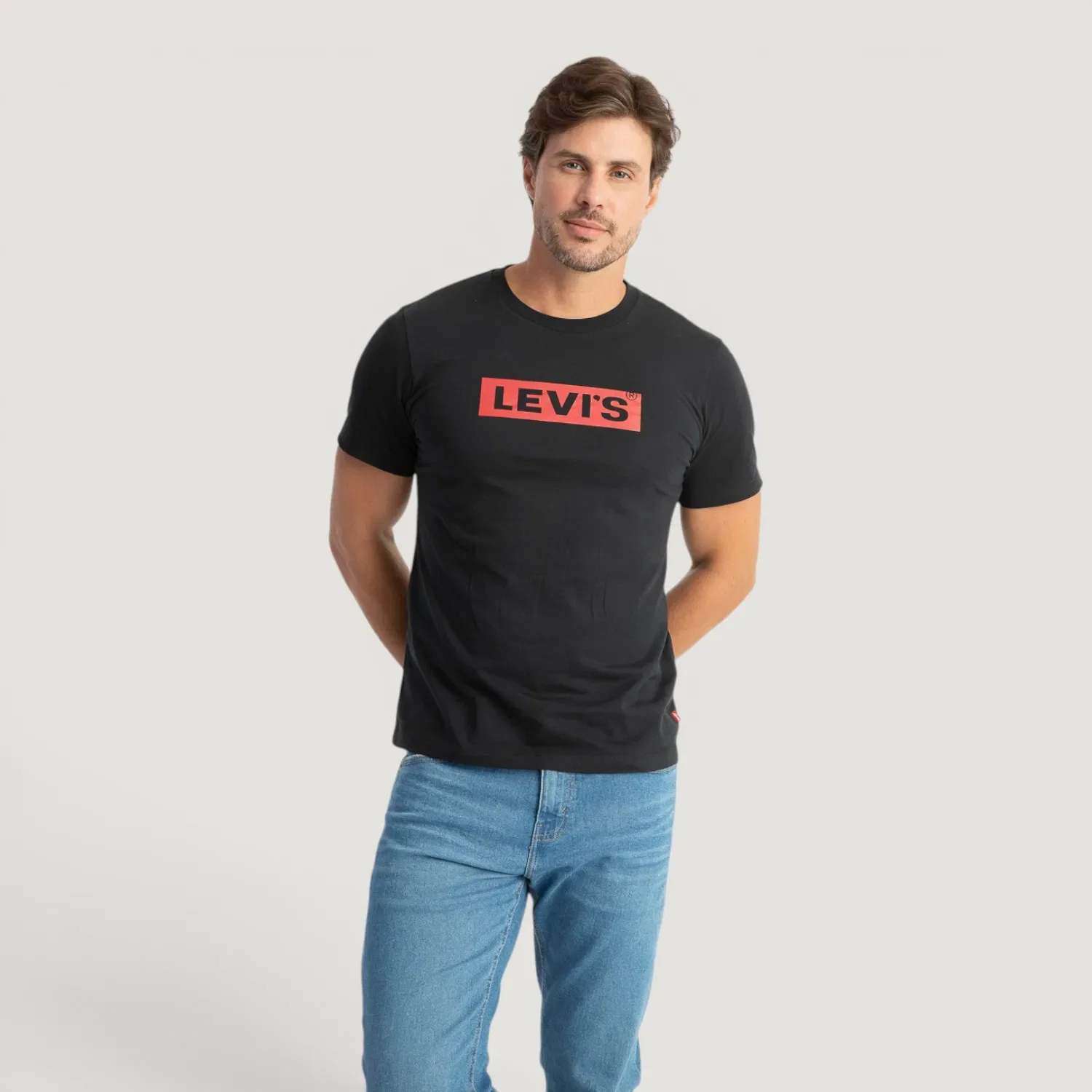 Camiseta Levi's® Graphic Set-in Neck Manga Curta — imagem 1