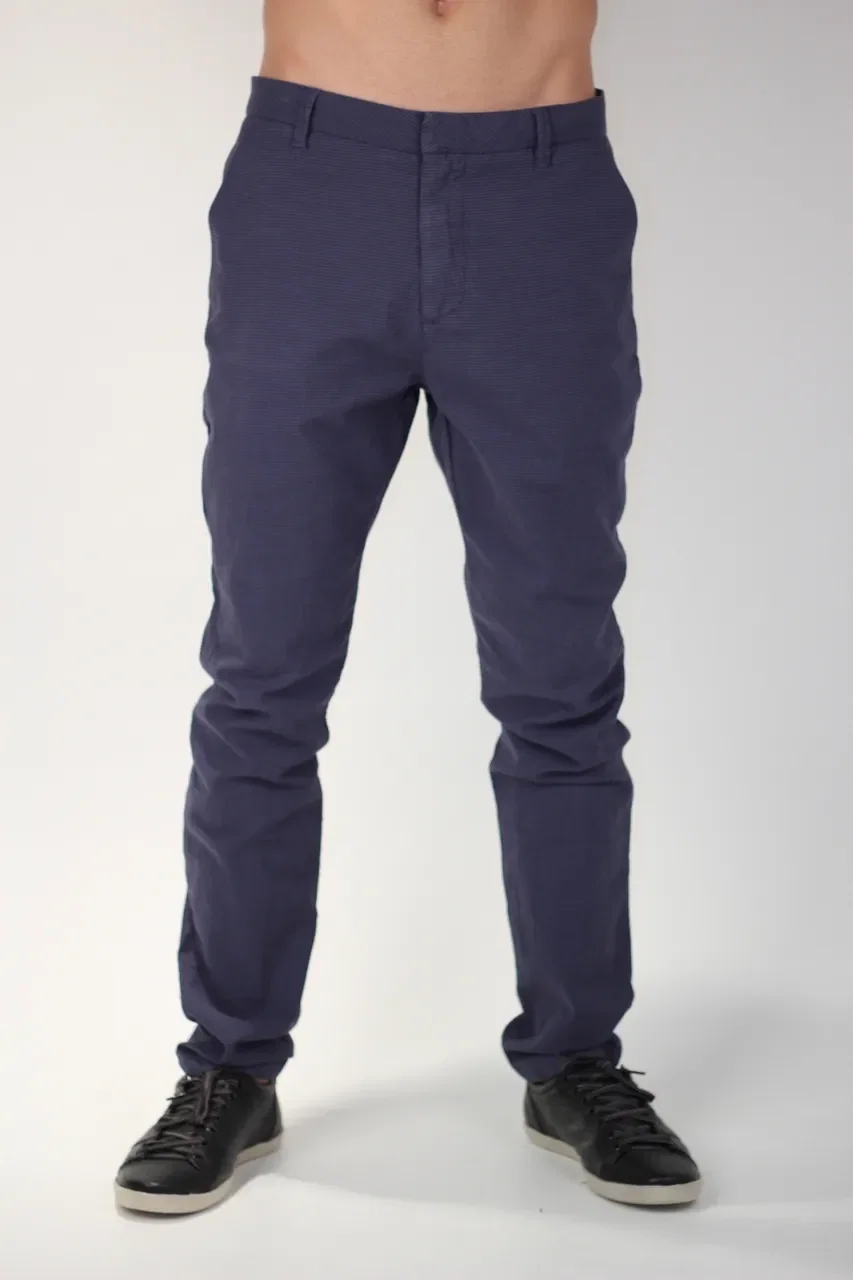 Calça Casual Pied De Poule