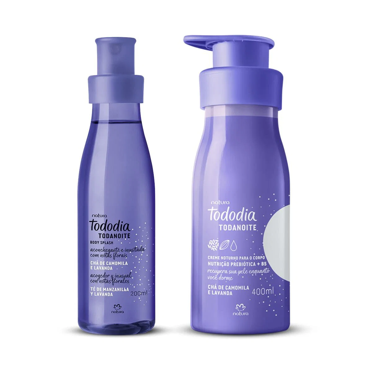 Kit Tododia Todanoite com Hidratante e Body Splash (2 produtos)