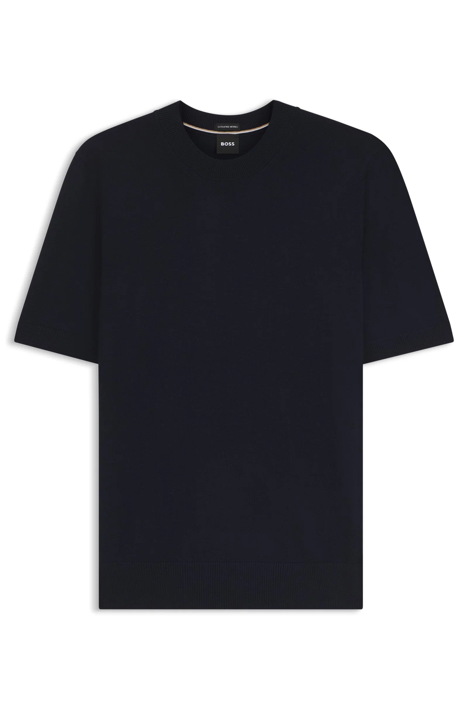 Camiseta Tricotada Em Lã Virgem — imagem 1
