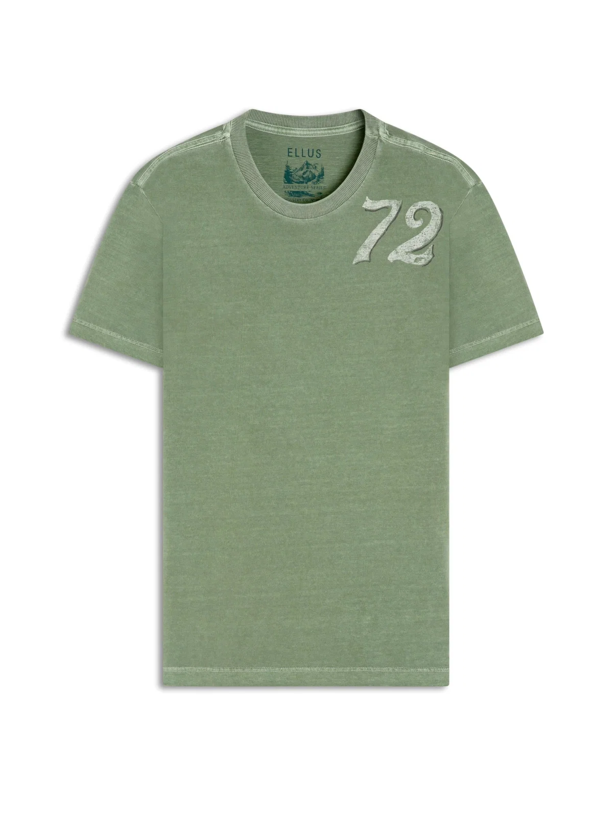 T-Shirt Washed Army 72 Classic Verde Claro — imagem 1