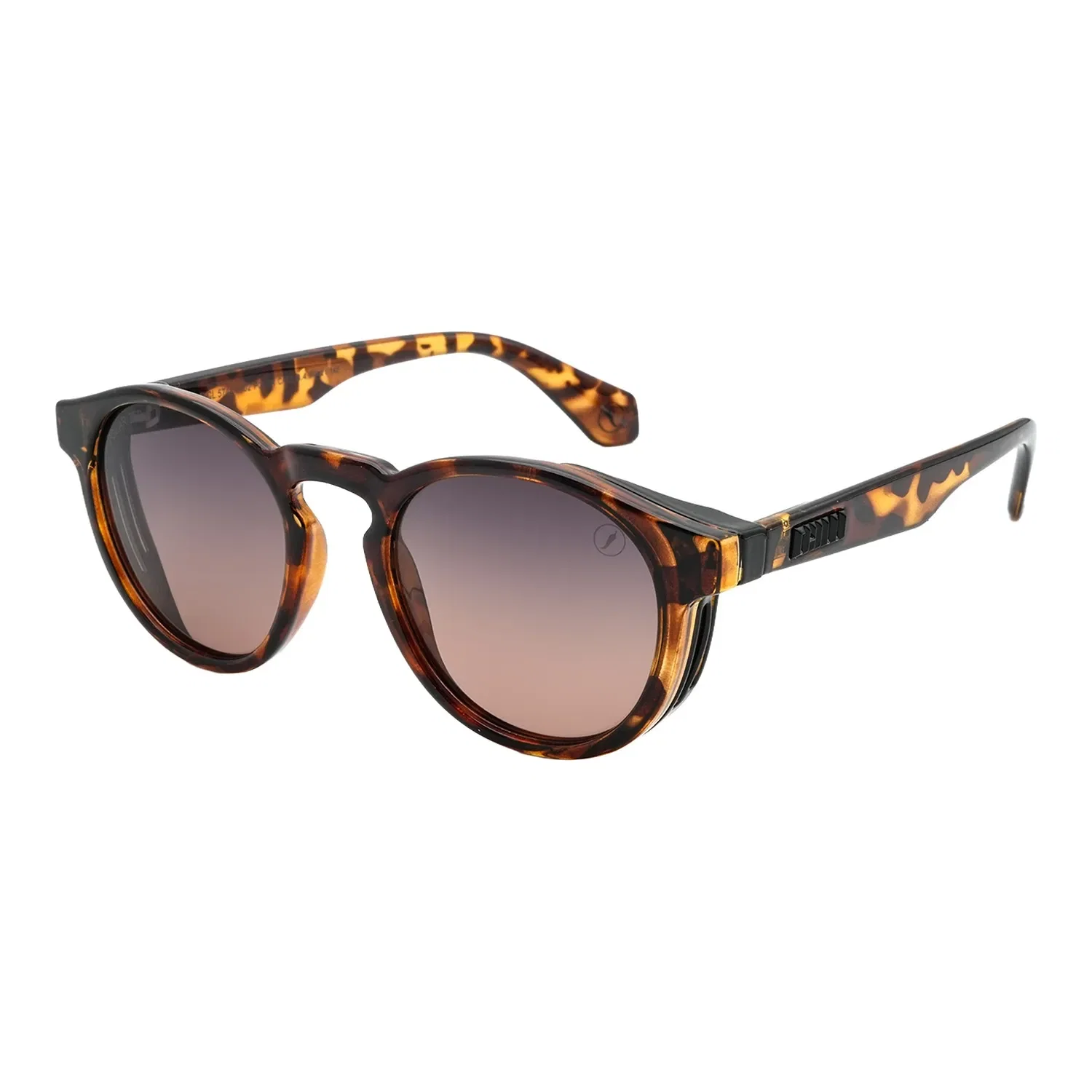 Óculos de Sol Masculino Chilli Beans Flap Redondo Marrom — imagem 1