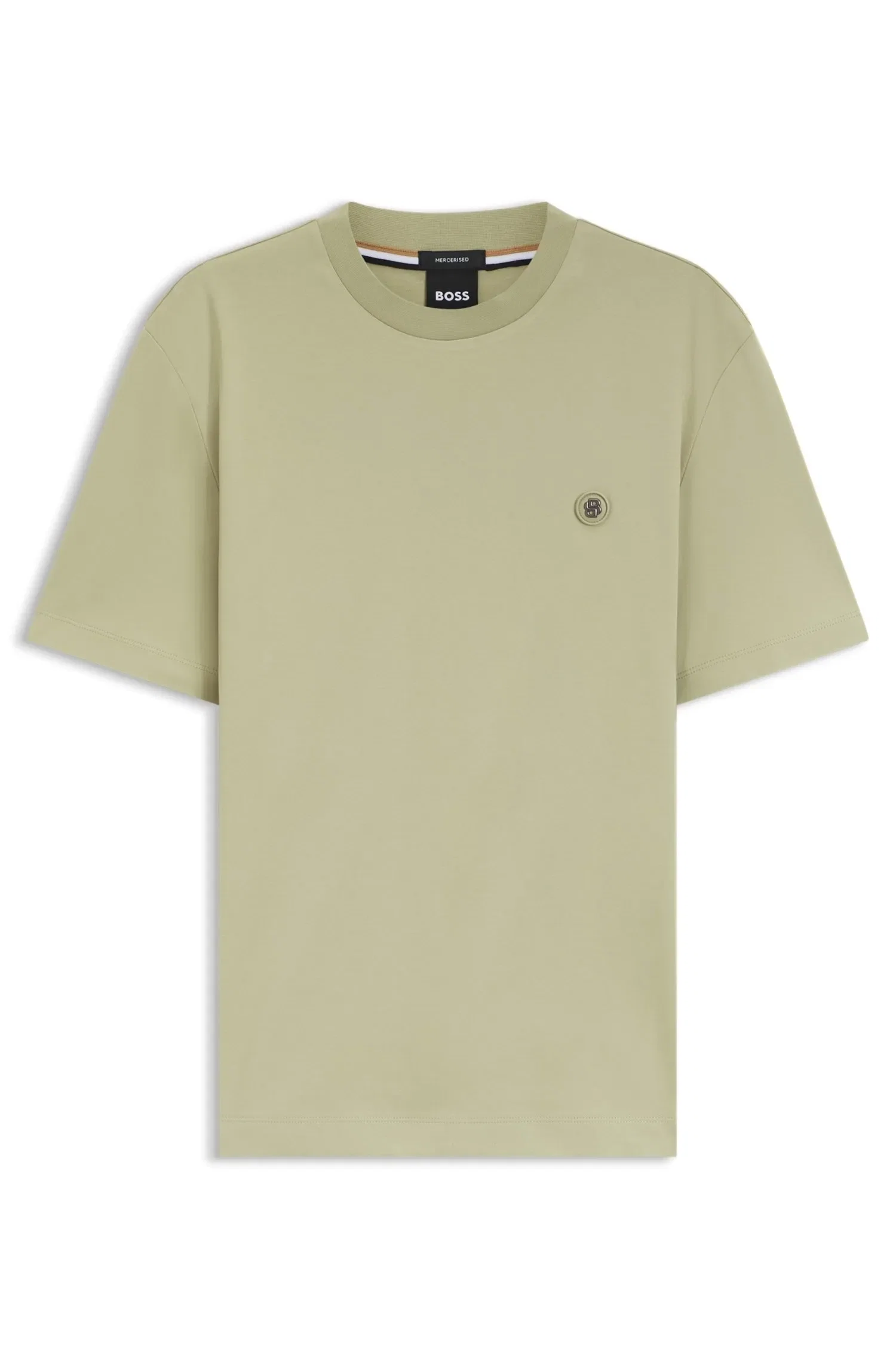 Camiseta De Algodão Mercerizado Com Monograma Double B — imagem 1